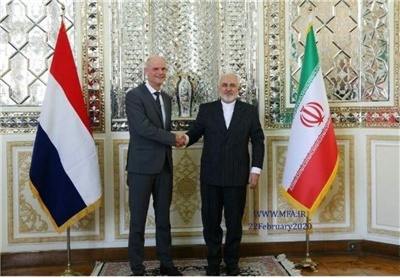دیدار وزیرامور خارجه هلند با دکتر ظریف